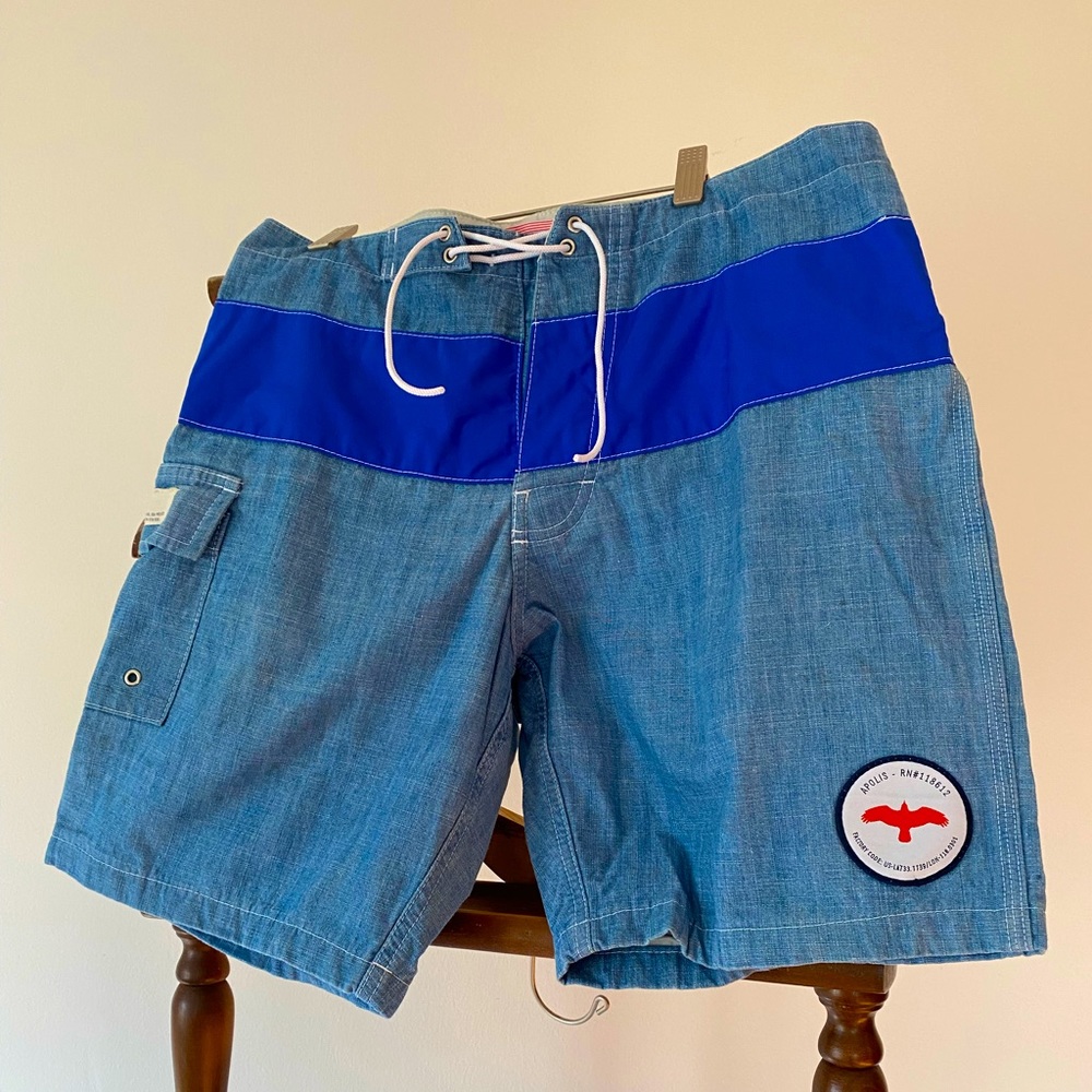 Apolis + JCrew Board Shorts — 32